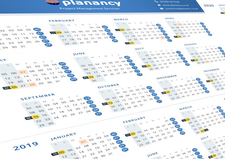 rail calendar header Planancy
